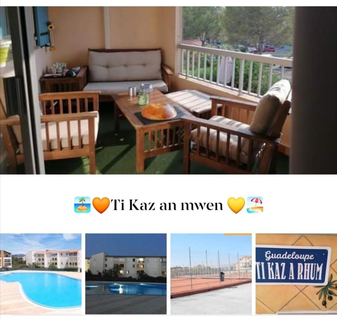 Appartement Au Lagon Bleu A Frejus, Garage, Tennis & Piscine 1200 M2 Zewnętrze zdjęcie